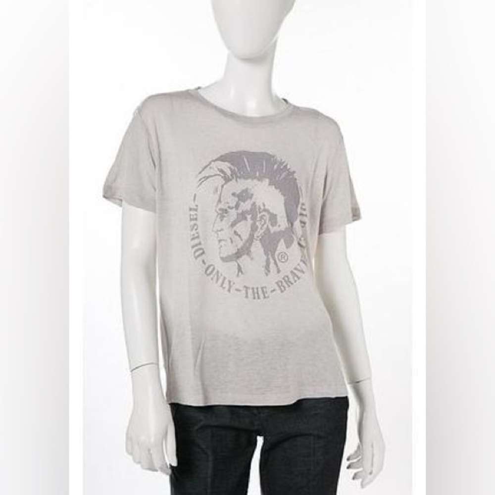 NEW Diesel 100% viscose grey T-shirt